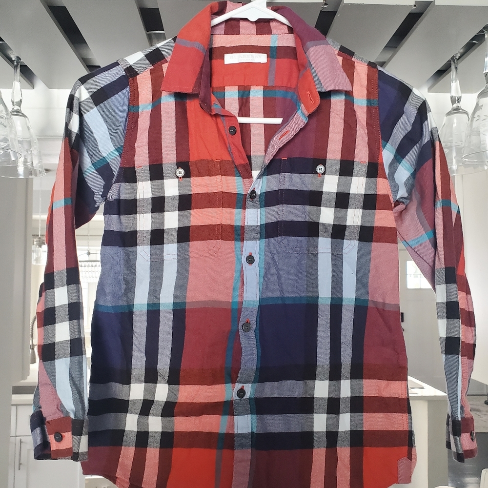 Kid's Burberry Plaid Flannel